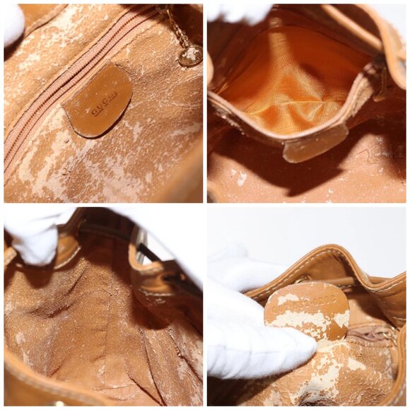 GUCCI GG Canvas Shoulder Bag Beige Gold Auth 150040 - Picture 15 of 16